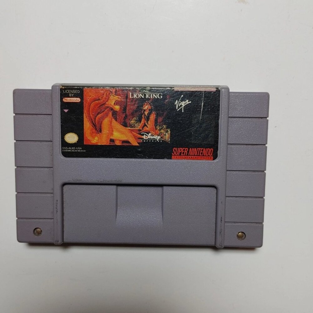 The Lion King (Super Nintendo Entertainment System, 1994) Cartridge Only  Cartri